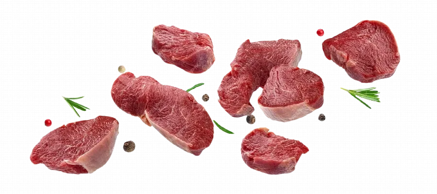 Fresh halal lamb cuts